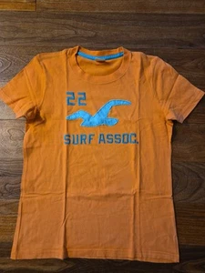 T-Shirt Hollister Orange Gr. S - Bild 1 von 4
