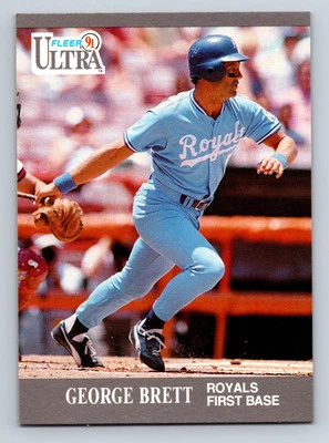1991 Ultra #144 George Brett Kansas City Royals - Image 1 of 2