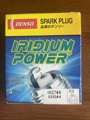 Denso 5312 Iridium Power Spark Plug Set Of 4 IK27 - Image 1 of 4