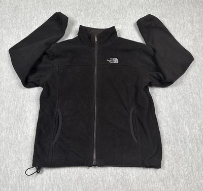 Куртка молодежная The North Face 130 черная двусторонняя флисовая подкладка Gore-Tex NP10311 - Изображение 1 из 4