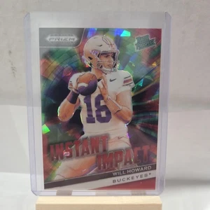 2024 Panini Prizm Draft Picks Instant Impact Red Ice Will Howard Card - Picture 1 of 2