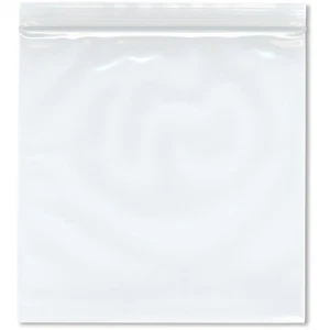 Plymor 8" x 8", 6 Mil Industrial Duty Zipper Reclosable Plastic Bags - Picture 1 of 3