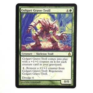 Golgari Grave-Troll LP Ravnica: City of Guilds Rare MTG See Photos Magic - Picture 1 of 2