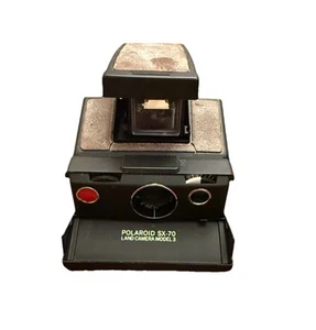 Polaroid SX-70 Land Camera modello 3 pellicola istantanea custodia in pelle originale non testata - Foto 1 di 8