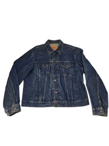 Vintage 80s Levi's 70506-0216 Type 3 Small E Denim Jeansjacke Gr. 46 RARE USA - Bild 1 von 9