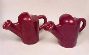 Gießkannenstreuer American Art Pottery Salz Pfeffer S&Ps Vintage Sammlerstück - Bild 1 von 3