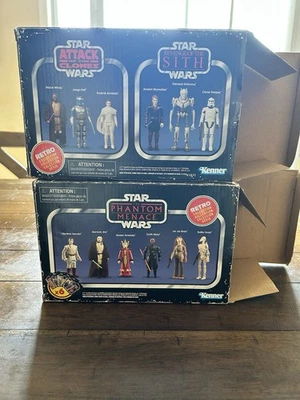 Star War Colección RETRO Amenaza Fantasma/Clon de Ataque/La Venganza de los Sith Paquete de 6 Foto 1 de 4