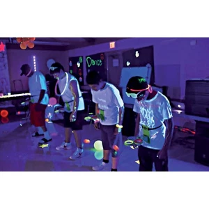 IBIZA LED-UVBAR6 UV Schwarzlicht LEISTE 6x3 WATT PARTY DISCO CLUB DEKO MUSIK DJ - Bild 1 von 7