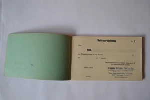 alter Quittungsblock RM Kohlenhändlerverband Chemnitz Sachsen Deutsches Reich - Bild 1 von 12