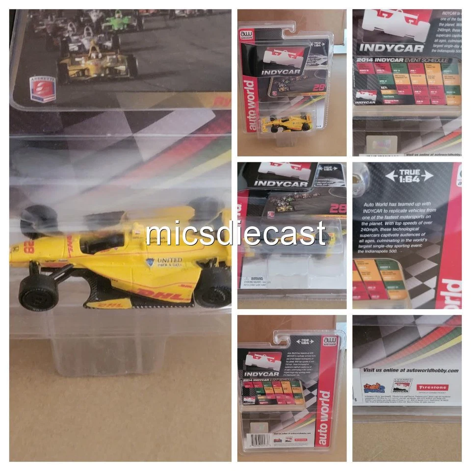 Raro Mundo Automático Ryan Hunter Reay 2014 #28 DHL United Honda ENVÍO GRATUITO 1:64 NUEVO EN PAQUETE Foto 1 de 4