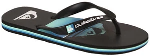 Quiksilver Jungen Molokai Art Sandale - Schwarz / Blau / Grün - Neu - Bild 1 von 1