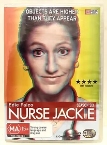 Nurse Jackie: Season 6 DVD Region 4 New & Sealed Free Tracked Post - Picture 1 of 2