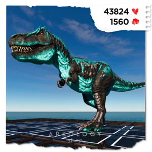 ARK Survival Ascended PVE BOSS Rex Top Statistiken! 1560% DM ADULT Tron PS5/XBOX/PC - Bild 1 von 6