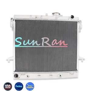 3 Rows Aluminum Radiator For 2006-2012 Chevy Hummer GMC Chevrolet 2.9L 3.7L 5.3L - Picture 1 of 13