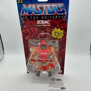 TOM COOK SIGNED Zodac  Figure COA/Holo Masters of the Universe - Picture 1 of 8