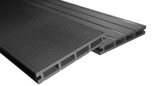 Endorphin® WPC Terrassendielen Komplettbausatz Hohlkammer Diele Anthrazit 40 qm - Bild 1 von 7