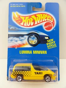 Hot Wheels Blue Card #259 Chevy Lumina Minivan APV (Yellow Taxi) - Picture 1 of 6