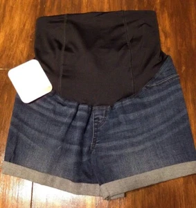 Pantalones cortos de jean midi Isabel Maternity azules para mujer talla 2 - Imagen 1 de 4