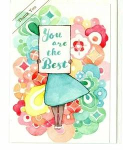 You Are The Best Thank You Wishes Greet Blessings Greeting Card Trader Joe's  - Picture 1 of 4