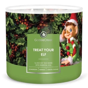 Goose Creek Treat Your Elf 14,5 Unzen 3 Dochtglas Kerze - Bild 1 von 1