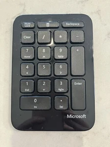 Microsoft Wireless Number Model 1558 Zamienna klawiatura TYLKO - Zdjęcie 1 z 2