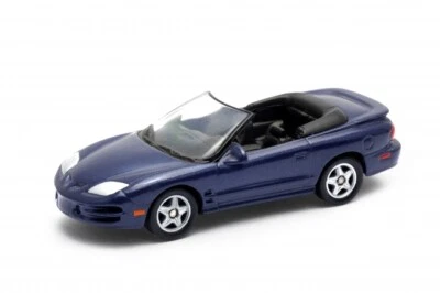 Pontiac Firebird Blue Welly 2001 serie 1:60 coche de juguete escala 1:64 53337 Foto 1 de 2
