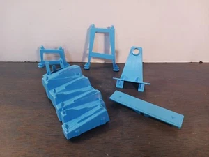 Vintage 1986  MB Mouse Trap Game Replacement Parts Bundle Lot - Blue  Pictured - Picture 1 of 4