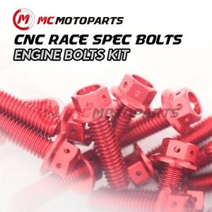 Red CNC Clutch Cover Engine Bolt Kit For Honda CBR600F 2012-2015 14 13 - Picture 1 of 7