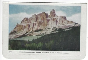 (2269) CANADA POSTCARD MOUNT EISENHOWER BANFF AB FOLKARD FOLDOUT #409 - Picture 1 of 1