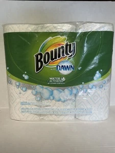 Bounty With Dawn Paper Towel Water Activated 3-Rolls New - Picture 1 of 3