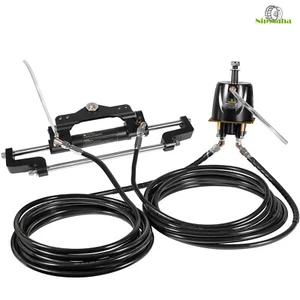 200HP Marine Hydraulic Steering Kit Fits forYamaha Honda Mercury Suzuki Tohatsu - Foto 1 di 10