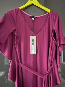 Anna Scholz jersey maxi dress pink size 18 - Picture 1 of 3