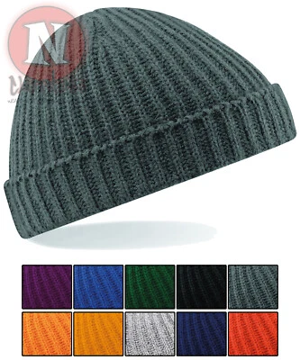 Trawler beanie hat stylish retro hipster Docker fisherman beenie Unisex fashion - Image 1 of 4