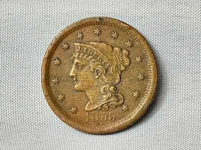 centavo grande 1855 Foto 1 de 4