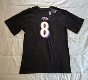 Fanatics Lamar Jackson Jersey Shirt Mens Size XLT Black Baltimore Ravens NFL - Picture 1 of 16