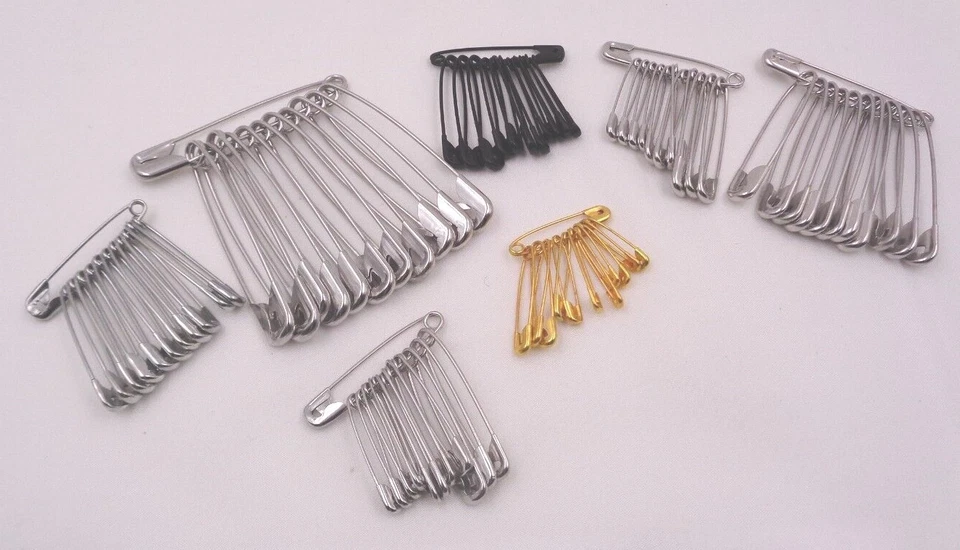 12 Stück Sicherheitsnadeln Nadeln Sicherheit Sicherheits Nadel - Bild 1 von 1