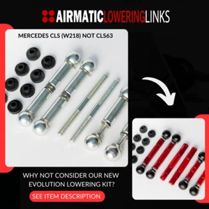 MERCEDES CLS LOWERING LINKS KIT CLS550 W218 PREMIUM (FULLY ADJUSTABLE) MODULE - Picture 1 of 18