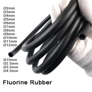Ø 3mm-12mm Fluorgummischlauch Kraftstoffschlauch - Hochtemperatur 250°C ölbeständig - Bild 1 von 7