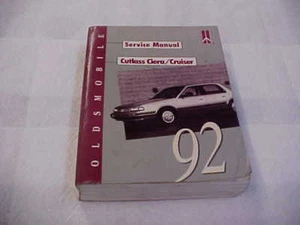 Oldsmobile 1992 Cutlass Ciera / Cruiser service manual. - Picture 1 of 1