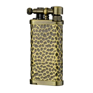 IM Corona Old Boy Pipe Lighter Antique Brass Hammer Tone 64-2217 New in Box - Picture 1 of 2