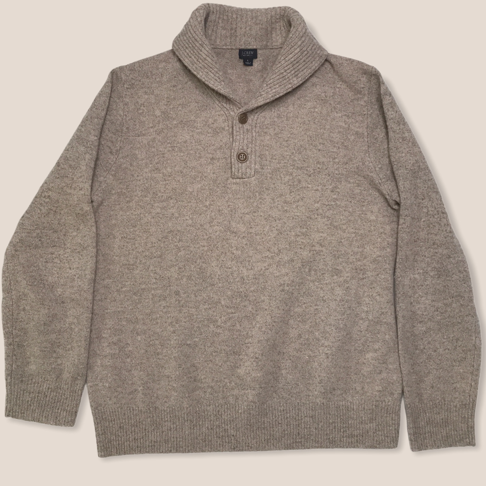 J Crew Mens Pullover Henley Sweater 