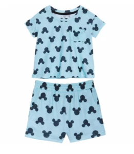 NEW Disney Kids' Polyester 2-Piece Short Sleeve PJ Set Size 6 - Picture 1 of 1