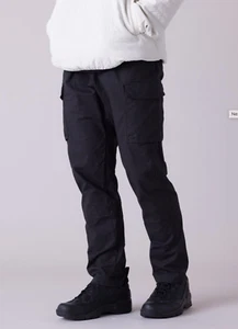 Nuevo con etiquetas Pantalones cargo de todos los tiempos 686 para hombre $130 XXL negros corte ancho cónico - Imagen 1 de 9