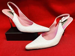White Madden Girl Women’s High Heel Stiletto Platforms Shoes Traditional 8 1/2 B - Picture 1 of 5
