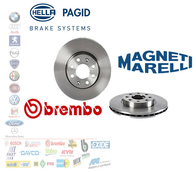Brembo Xtra Forato Disco Freno Anteriore - Alta Performance Per Guida Sportiva Dischi Anteriori Ford Fiesta - 8