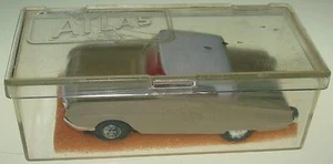 ATLAS HO SLOT CAR FORD THUNDERBIRD HARDTOP TAN BODY CHROME BUMPER 1277 EARLY HUB - Picture 1 of 1