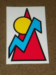 Mountain Climbing Sticker DECAL Sun Lightning Circle Triangle Arrow - Picture 1 of 2