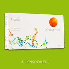 »» PROCLEAR SPHERE KONTAKTLINSEN 1x6 — MONATSLINSEN — COOPER VISION «« ± STÄRKEN