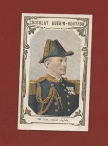Cromo Chocolate Guérin Boutron N º 180 - May, Almirante Inglés (Ref. I 6948) - Imagen 1 de 2