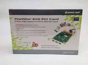 Iogear GIC3800 3-Port High Speed FireWire 800 PCI Card - Picture 1 of 6